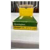 Remington 12 gauge Slugger shotgun ammunition