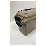 MTM plastic tan ammo can (brand new)