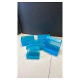 Dillon  Precision blue plastic medium rifle and .233 ammo cartridge boxes