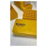 Flambeau .45 & .44 sp yellow ammo cartridge boxes