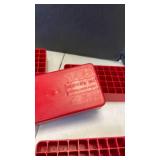 Ammo Safe and Herters .45 red plastic ammo cartridge boxes