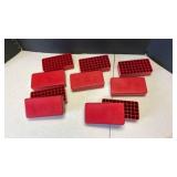 Herters red plastic .45 ammo cartridge boxes
