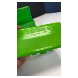 Case Guard 50 green plastic 30-30 and other and .44 mag ammo cartridge boxes