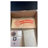 Pistol tournament score book and more