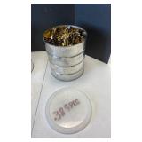 .38 special coffee can full of shells