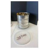 .38 special coffee can full of shells