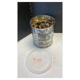 9mm coffee can nearly full of shells