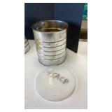 .45 coffee can nearly full of shells