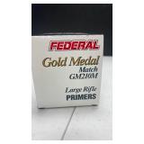Federal gold medal match large rifle primers