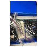 Assorted magazines and speed loaders