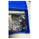 Assorted magazines and speed loaders