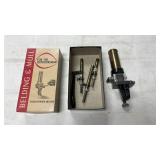 Belding & Mull vintage visible powder measure with box