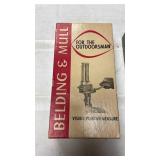 Belding & Mull vintage visible powder measure with box