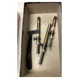 Belding & Mull vintage visible powder measure with box