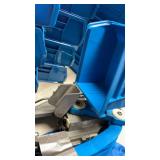 Dillon Precision reloading press with carry bag and bins