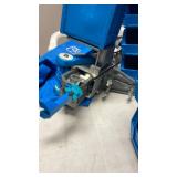 Dillon Precision reloading press with carry bag and bins