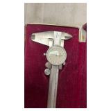 Mitutoyo dial calipers in box