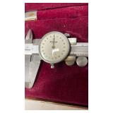 Mitutoyo dial calipers in box