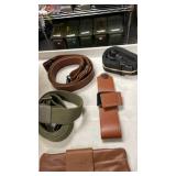 Belt accessories and storage tote with lid