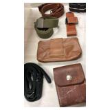 Belt accessories and storage tote with lid