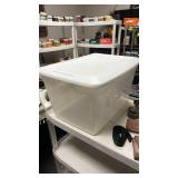 Belt accessories and storage tote with lid