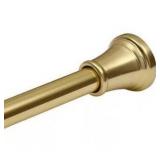 Utopia Alley Adjustable 72 in. Shower Curtain Tension Rod, Gold
