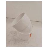 PVC S&D 45 Degree Elbow, 6 in. Hub X Hub