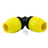 Home-Flex 18-406-010 Underground Elbow  Polyethylene  Black/Yellow  1  x 1