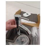 BWE Single Hole Single-Handle Bathroom Faucet With Pop Up Drain in Polished Chrome