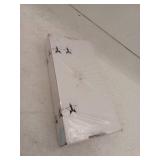 Double Handle Commercial Sink Faucet Swivel Spout 8 in. Center Wall Mount Standard Kitchen Faucet in Brushed Nickel