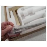 Modern Single Hole Single Handle Bathroom Vanity Vessel Sink Faucet, Brushed Gold