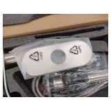 Waterfall Single Hole Single Handle Modern Bathroom Sink Faucet with Deckplate and Pop-Up Drain in Brushed Nickel