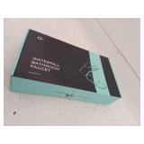 Waterfall Single Hole Single Handle Modern Bathroom Sink Faucet with Deckplate and Pop-Up Drain in Brushed Nickel