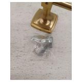 Amerock Bh36091 Stature Wall Mounted Euro Toilet Paper Holder - Gold