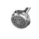 6-Spray Patterns with 1.8 GPM 3.6 in. Wall Mount Fixed Shower Head in Chrome