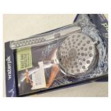 Waterpik YBW-933E/SBW-383ME HairWand Spa System 12-Spray Dual Showerhead Chrome Gray