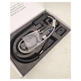 BWE Single Handle Pull Down Sprayer Kitchen Faucet Commercial Kitchen Sink Faucets for RV, Laundry in Matte Black