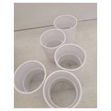 DURA 5 in. Schedule 40 PVC Coupling SxS, 5 Pack