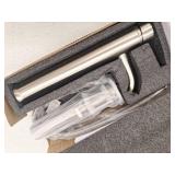 BWE Single Hole Single Handle Bathroom Vessel Sink Faucet With Drain Assembly in Brushed Nickel