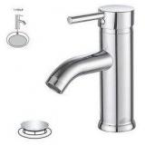 BWE Single Handle Bathroom Faucet-Chrome