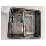 Recessed Pivoting Arm Toilet Paper Holder in Satin Nickel