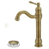 Brass Single Handle Vessel Sink Faucet