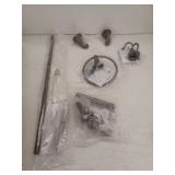 Arista Belding 4-Piece Bronze Bathroom Hardware Set