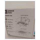 50 CFM Ceiling/Wall Mount No Cut Clip-Lock, Roomside Installation Square Bathroom Exhaust Fan, ENERGY STAR