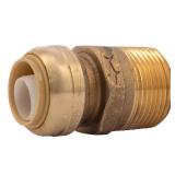 Lot of 2 -SharkBite Push to Connect 3/4 in. Push x 1 in. Dia. Male Brass Adapter