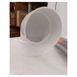 NDS 6 in. Hub x 6 in. Hub Schedule 35 PVC Elbow