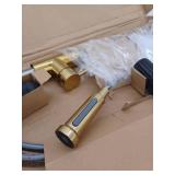 Gold-Tone Pull-Down Kitchen Faucet