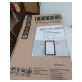 Glacier Bay Black Medicine Cabinet with Mirror 15x26"