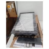 Glacier Bay Black Medicine Cabinet with Mirror 15x26"