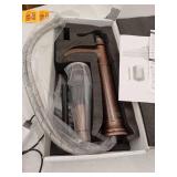 Copper Single Handle Bathroom Faucet with Pop-up Drain